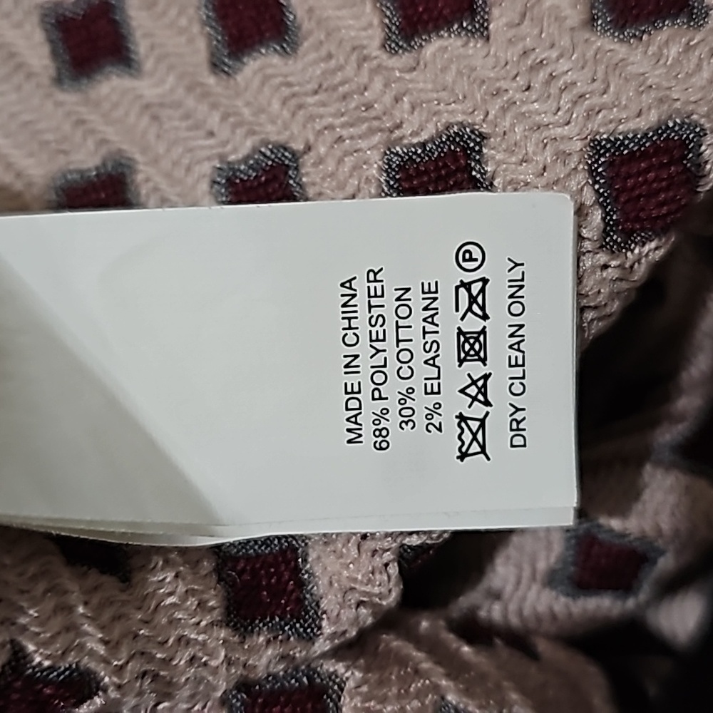 Kate Spade Pants Diamond Jacquard Cigarette Cropped Trouser Dress Pant 10 - Picture 7 of 7